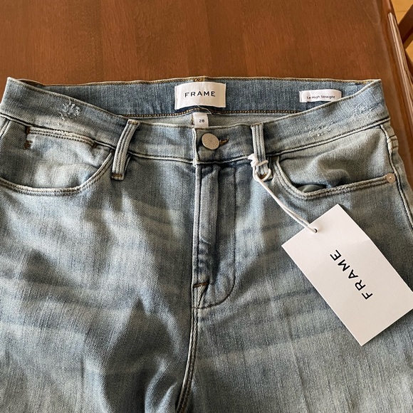 FRAME
LE HIGH STRAIGHT RAW JEANS
LHSTRA801-ALEMANY - Picture 3 of 6